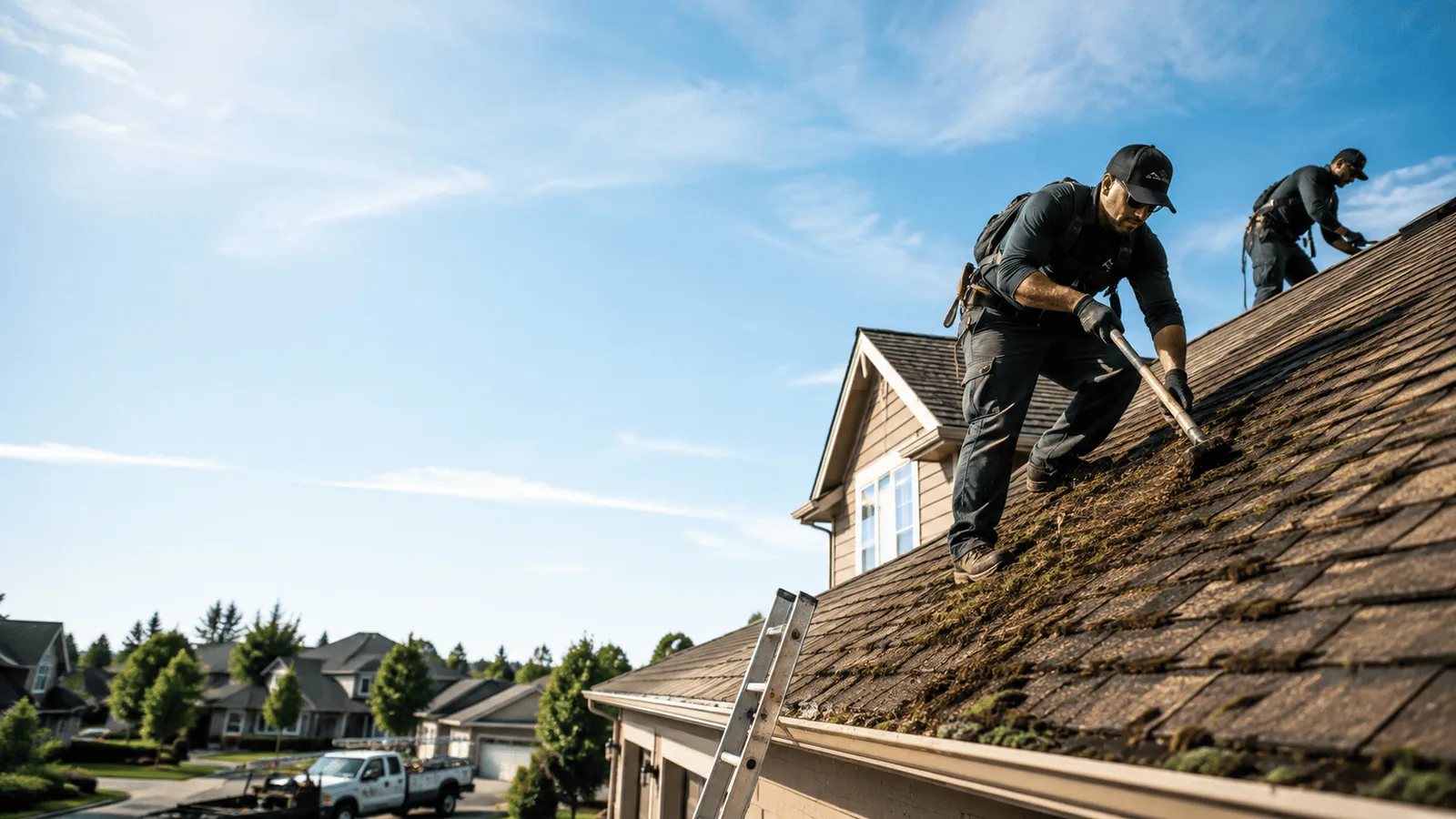 Roof Moss Removal in Mullens, WV near me